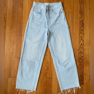 Madewell Perfect Vintage Wide Leg Crop Jean - Ward Wash